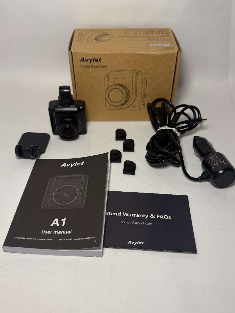 Avylet Dash Cam A1 Wi-Fi 2K Front Or Back Camera Parking Monitor Night Vision